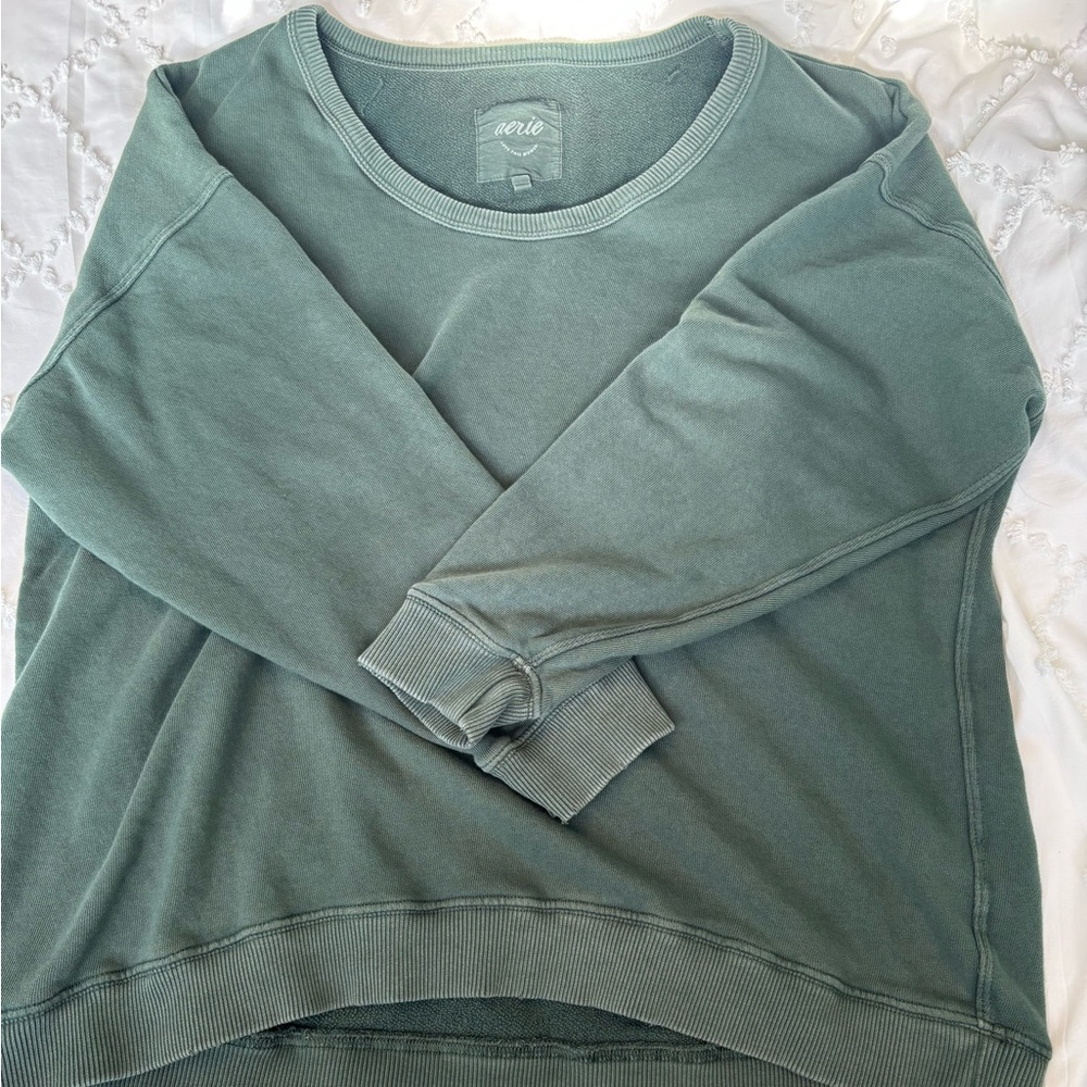 Aerie Women's Sage Crew Neck Sweater